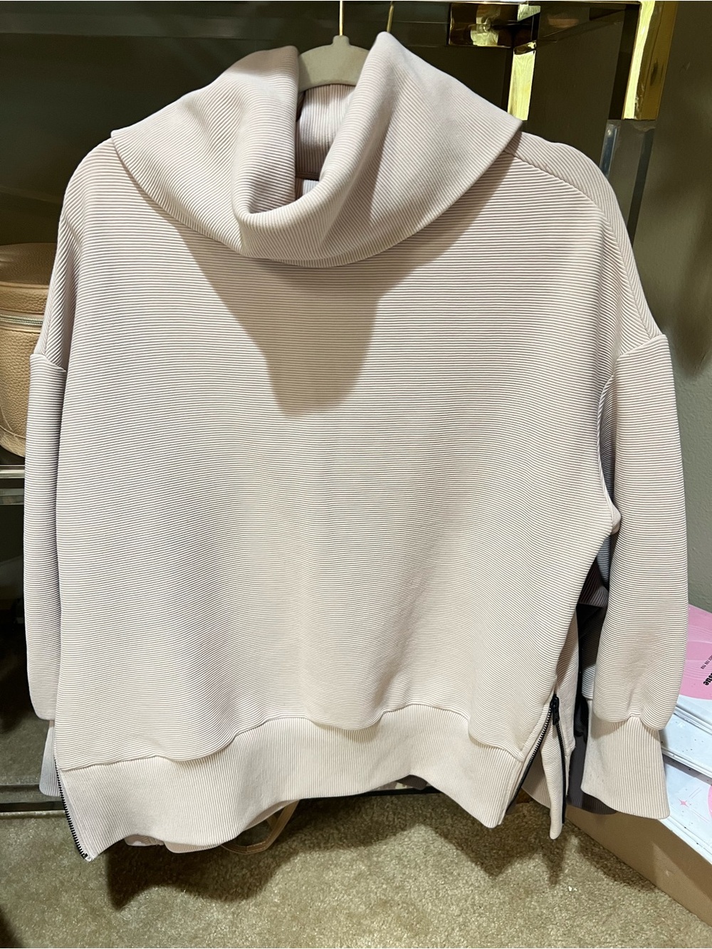 Varley Milton Ribbed Cowlneck Pullover